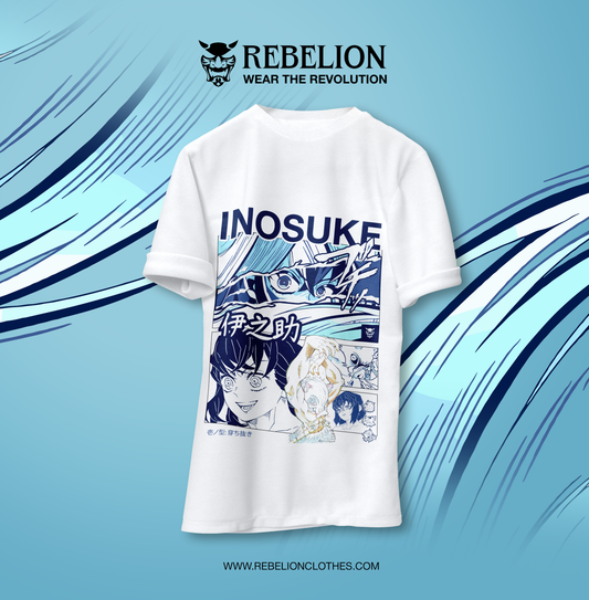 Camiseta Inosuke - Kimetsu no Yaiba Collection