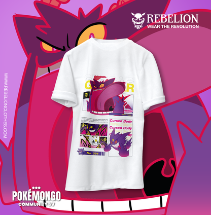 Camiseta Mega / Dynamax Gengar - Pokémon Collection