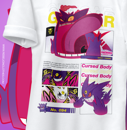 Camiseta Mega / Dynamax Gengar - Pokémon Collection