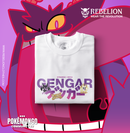 Camiseta Mega / Dynamax Gengar - Pokémon Collection