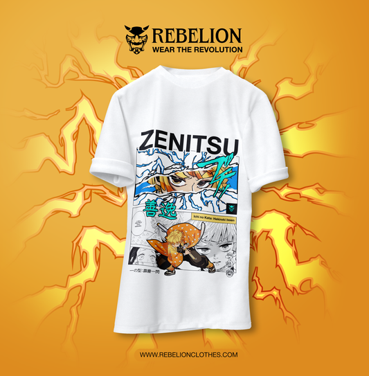 Camiseta Zenitsu - Kimetsu no Yaiba Collection